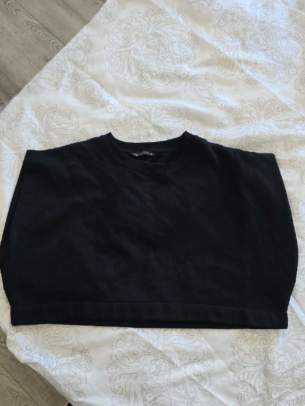 Zara Black Crop Top